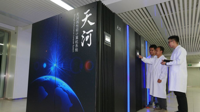Superkomputer Tianhe-3 buatan China.