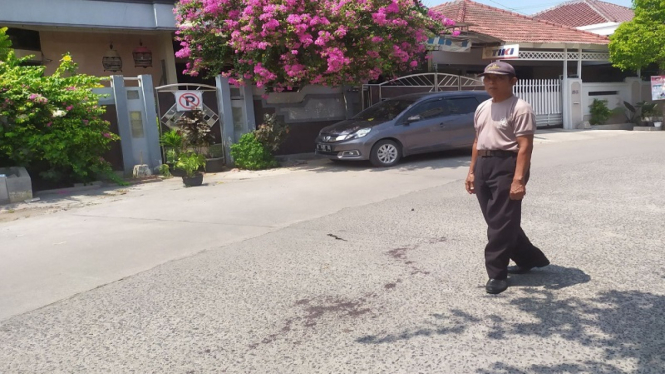 TKP korban tewas pengeroyokan di Panggung Lor, Semarang 