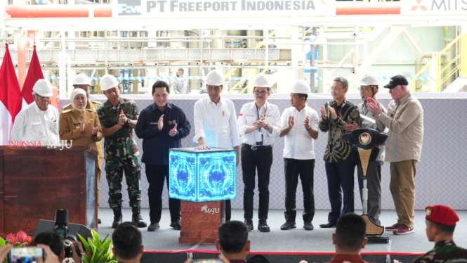 Presiden Jokowi resmikan ekspansi PT Smelting