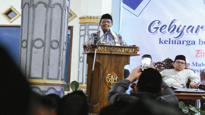 Cawapres nomor urut tiga Mahfud MD