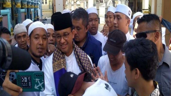 Capres nomor urut 1, Anies Baswedan di Lombok, NTB.