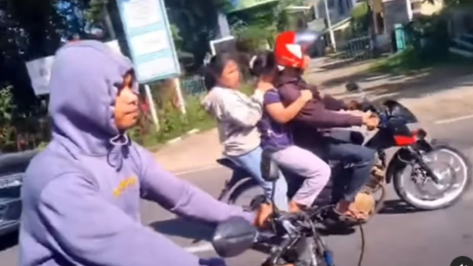 Viral, Kejar-kejaran Mobil Dinsos Makassar dengan Keluarga Pengamen