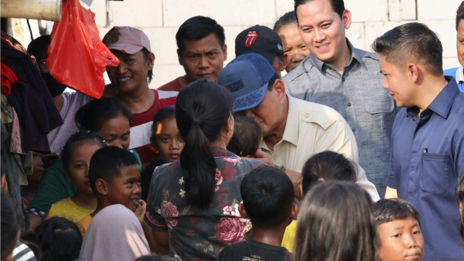 Prabowo Blusukan ke Penjaringan Utara Serap Aspirasi Warga