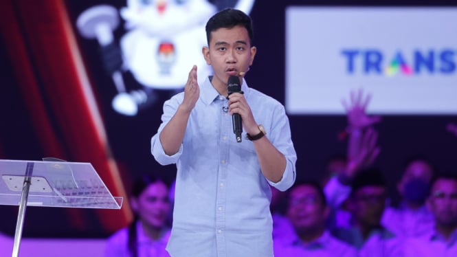 Gibran Rakabuming Raka Debat Cawapres Pemilu 2024