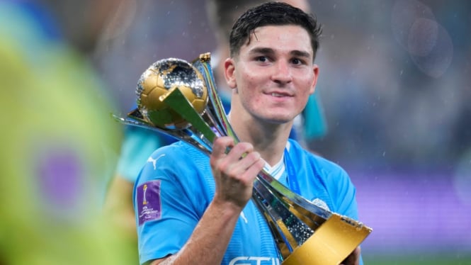 Striker Manchester City, Julian Alvarez juara Piala Dunia Antarklub 2023