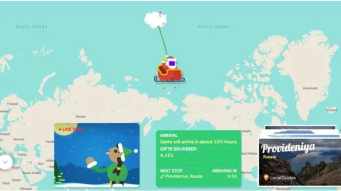 Fitur Pemburu Sinterklas Google