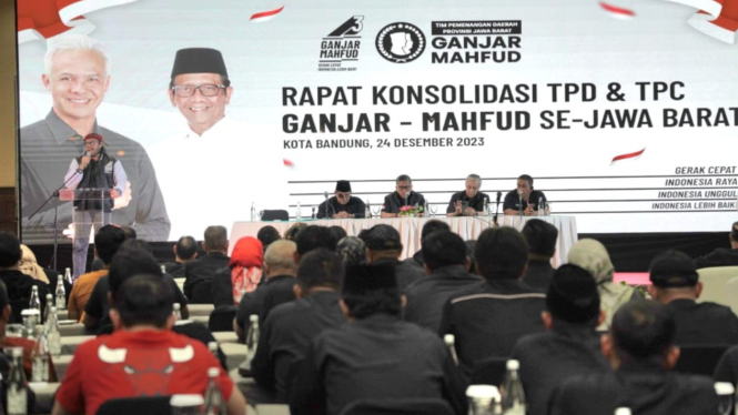 Rapat konsolidasi TPD Jawa Barat Ganjar-Mahfud 