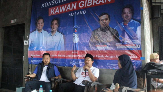 Konsolidasi Kawan Gibran di Malang