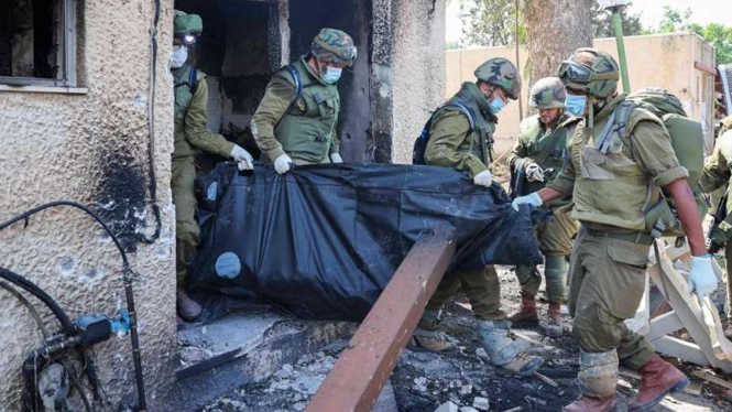 VIVA Militer: Proses evakuasi mayat tentara Israel