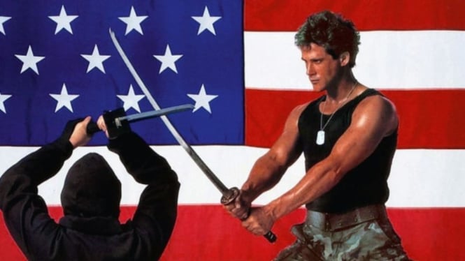 Pemeran utama film hits era 1980-an American Ninja, Michael Dudikoff.