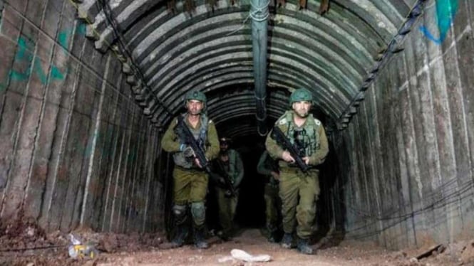 VIVA Militer: Tentara Israel di terowongan bawah tanah pasukan Hamas