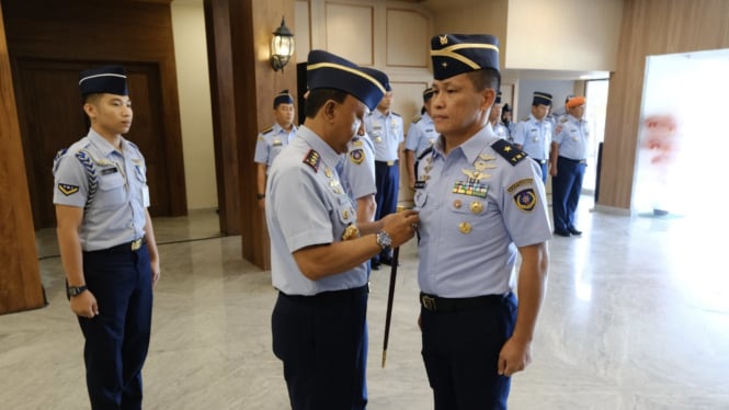 VIVA Militer: Pangkoopsudnas Lantik Marsma TNI David Jadi Asops Kaskoopsudnas