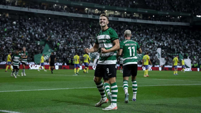 penyerang Sporting Lisbon, Viktor Gyokeres