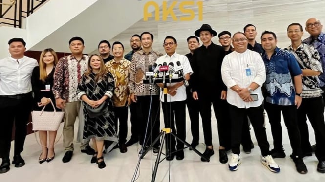 Asosiasi Komposer Seluruh Indonesia (AKSI) temui Kepala Staf Presiden, Moeldoko