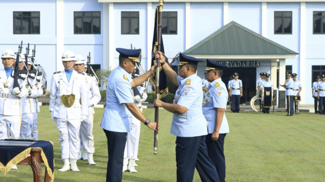 VIVA Militer: Dankodiklatau Lantik Marsma TNI Sri Duto jadi Komandan Sekkau