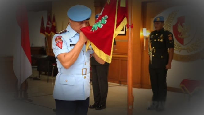 VIVA Militer: Kolonel Pas Solihin saat sertijab Wadan Paspampres 