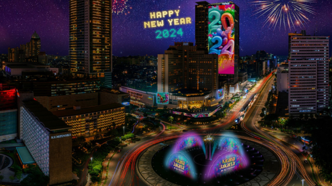 Malam Perayaan Tahun Baru 2024, City Vision Hadirkan konsep Kirana Jakarta