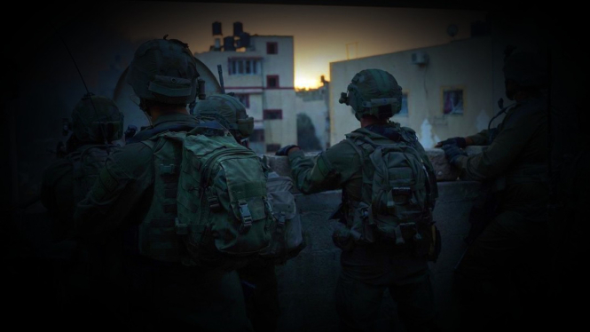VIVA Militer: Pasukan Israel saat gempur Gaza.