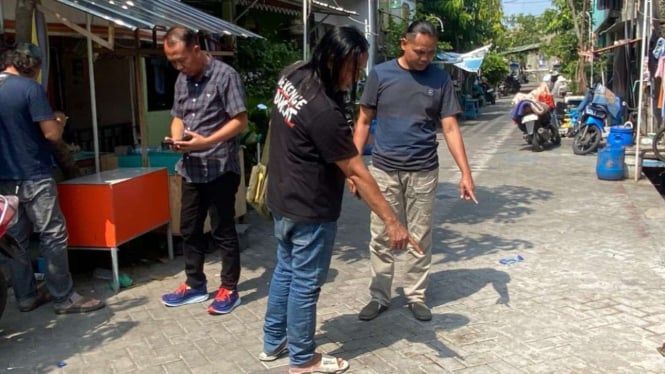 Polisi Olah TKP di Lokasi Duel Maut di Semarang. Seorang Meninggal Dunia