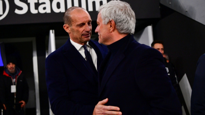 Jose Mourinho dan Massimiliano Allegri