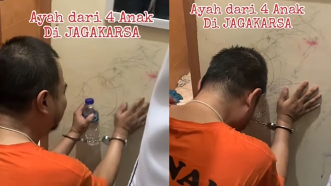 Tangis Kejar Ayah Pembunuh 4 Anak di Jagakarsa Melihat Coretan di Dinding