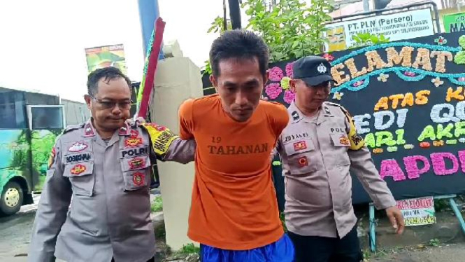 Pelaku pembunuhan tetangganya di Terbangi, Lampung, diamankan polisi