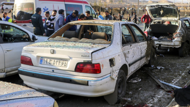 Dua bom meledak di Iran dan menewaskan sedikitnya 95 orang pada Rabu 3 Januari 2024.