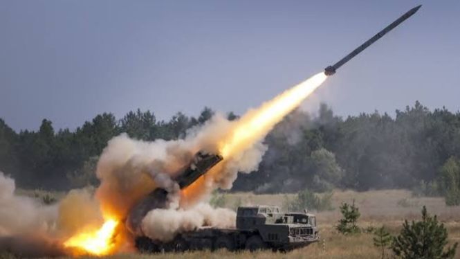 VIVA Militer: Sistem Peluncur Multi Roket (MLRS) Vilkha (Olkha) militer Ukraina