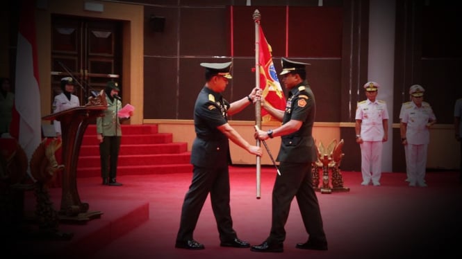 VIVA Militer: Serah terima jabadan Komandan Satuan Siber TNI.