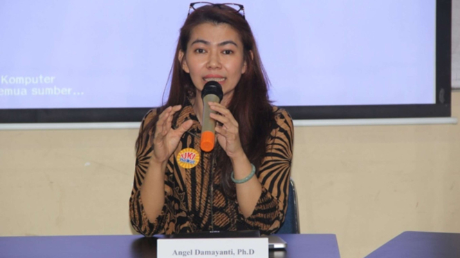 Angel Damayanti, salah satu panelis debat ketiga capres 2024