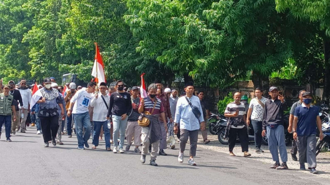 Umat Islam Bali menggelar aksi damai terkait ucapan senator Bali Arya Wedakarna