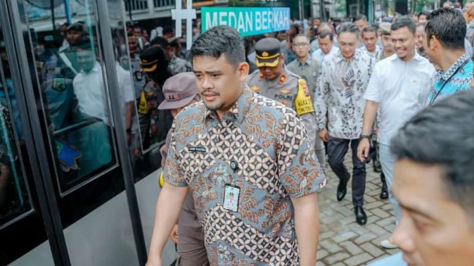Wali kota Medan Bobby Nasution.