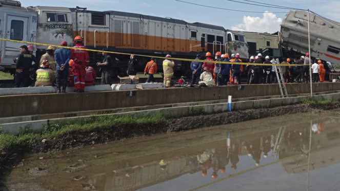 Tragedi Tabrakan 2 Kereta Api di Cicalengka 