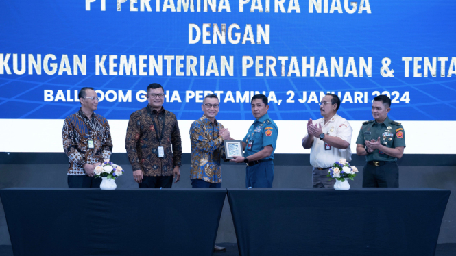 Penandatanganan Perjanjian Kerjasama antara Pertamina Patra Niaga dengan TNI