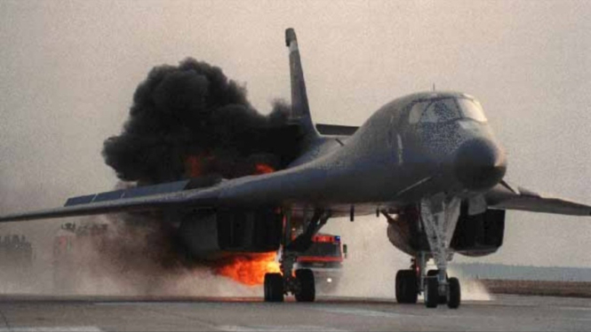 VIVA Militer: Pesawat pembom Rockwell B-1 Lancer militer Amerika Serikat