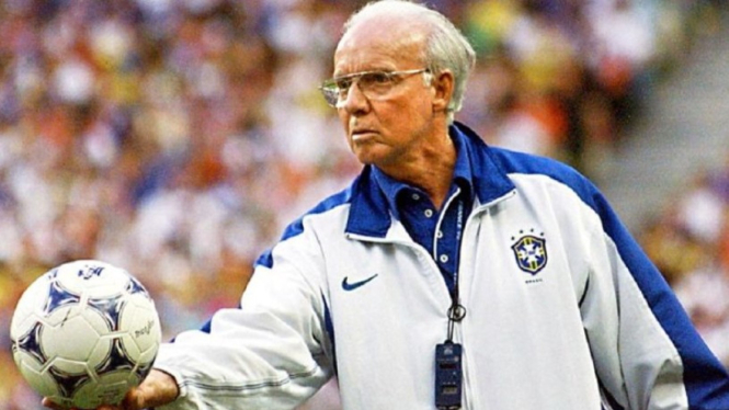 Legenda sepakbola Brasil, Mario Zagallo.