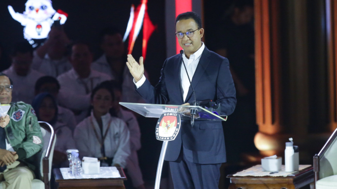 Anies Baswedan Debat Ketiga Calon Presiden Pemilu 2024