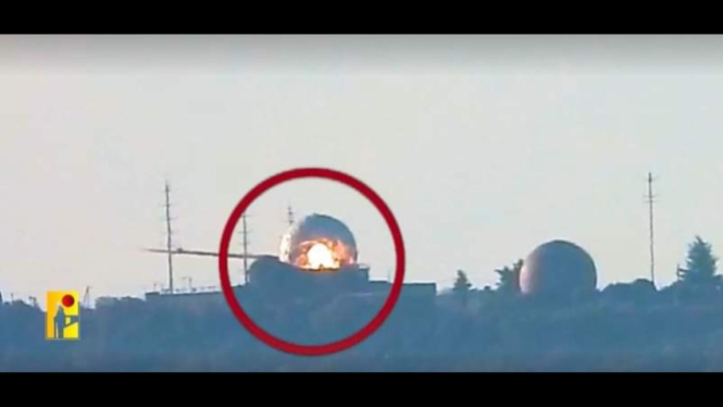 VIVA Militer: Pangkalan Angkatan Udara Israel dibombardir Hizbullah