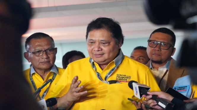 Ketua Umum DPP Partai Golkar yang juga Ketua Dewan Pengarah Tim Kampanye Nasional (TKN) Prabowo-Gibran Airlangga Hartarto.