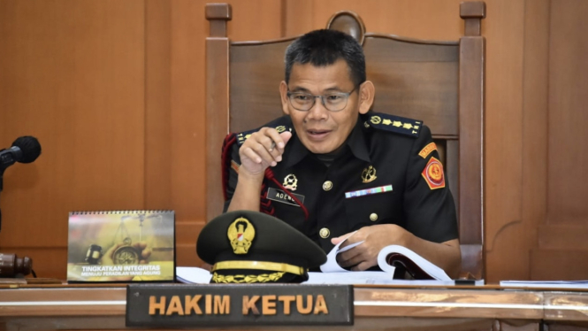 VIVA Militer: Ketua Majelis Hakim Dilmilti II Jakarta, Kolonel Chk Adeng