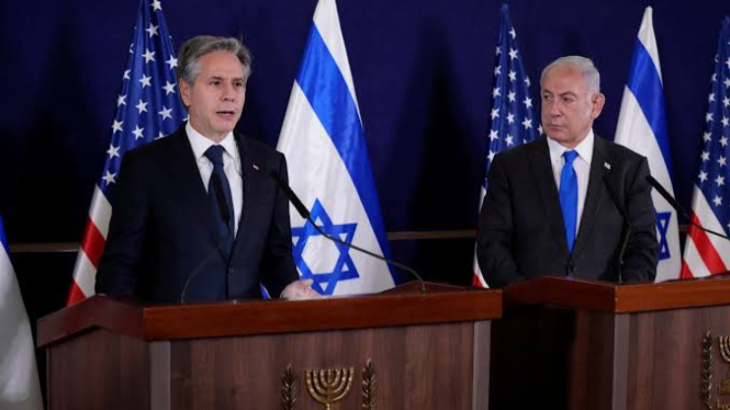 VIVA Militer: Anthony Blinken dan Benjamin Netanyahu