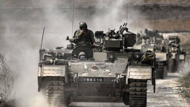 Viva Army: Batalyon tank Angkatan Darat Israel memasuki Gaza, Palestina