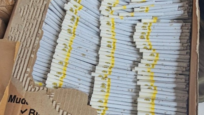 Bea Cukai gagalkan pengiriman rokok ilegal