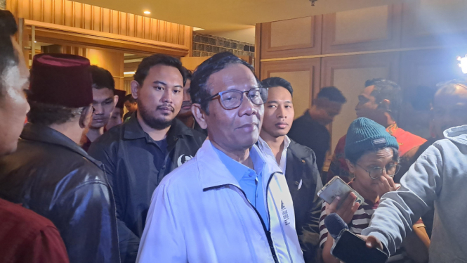 Cawapres nomor urut 3 sekaligus Menko Polhukam, Mahfud MD.