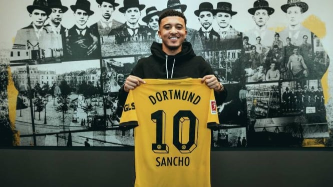 Jadon Sancho resmi berlabuh di Borussia Dortmund