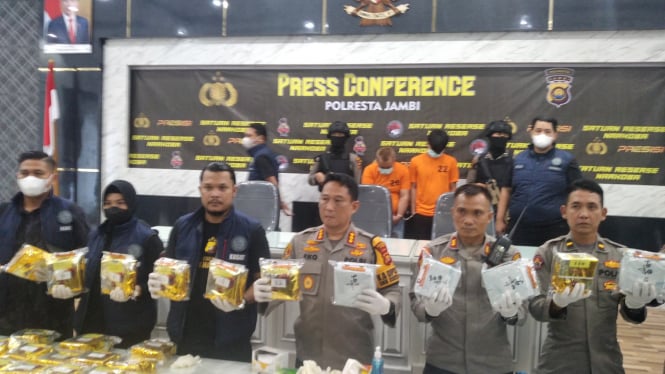 Polresta Jambi amankan 52 kg sabu-sabu