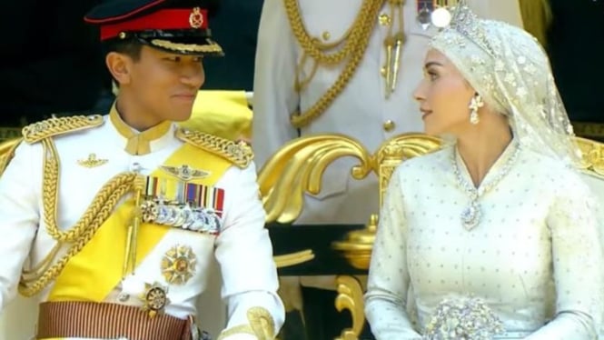 Resepsi penikahan Pangeran Brunei Abdul Mateen dengan Anisha Rosnah