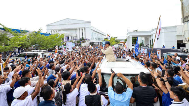 Calon presiden nomor urut 2, Prabowo Subianto