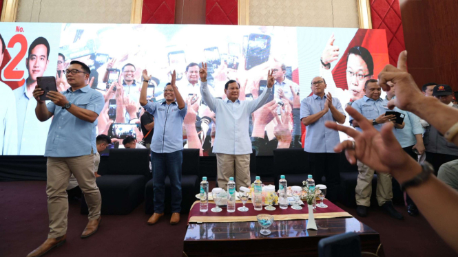 Prabowo dapat dukungan dari Konfederasi Serikat Pekerja Nusantara (KSPN) 