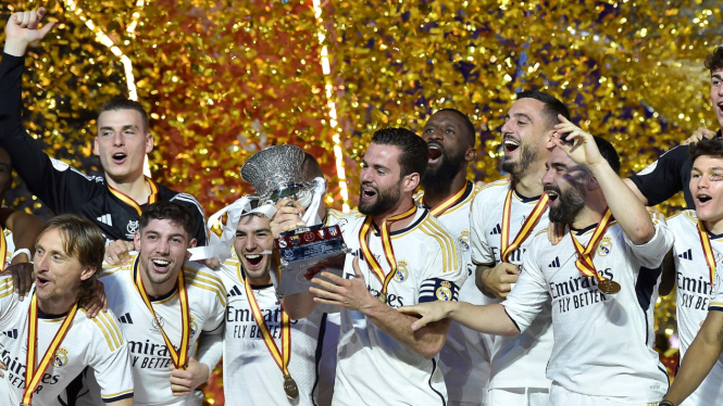 Real Madrid juara Piala Super Spanyol 2023/24